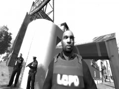 Black Cop Selfie