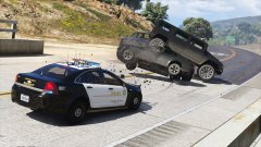 Lucky for me, this Caprice has good brakes!