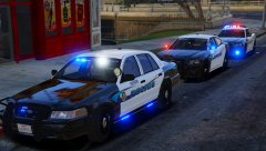 W.I.P Crown Vic & 2014 Dodge Charger with Valor Lightbar