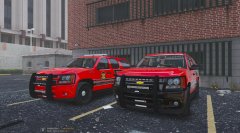 LSFD checking out their new command vehicles