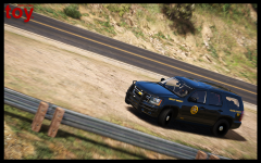 2013 Sheriff Tahoe in action