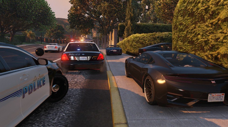 LSPD on Scene of a Disturbance
