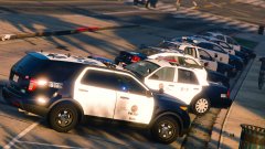 The full LAPD fleet