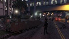 The protesters always attack me. Need the big guns.