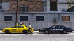 Traffic Stop on a Taxi