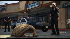 "Uhm, I think we're going to need an ambulance over here"