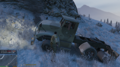 Chasing after a Army Truck #2