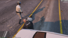 The guy who attacked after a car crash