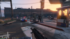 After the attack by the grove street gang