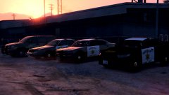 Albany County  Sheriff's chilling out.