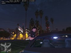 Driving while talking on her iphone