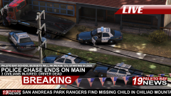 Intense police chase ends on Main street.