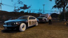 Waiting to escort a prisoner