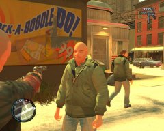 GTA V White Cop as Russian Gang Member