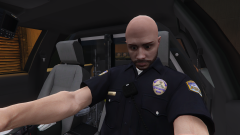 LSIA Officer about to go on duty.