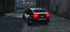 Ford Police Responder Hybrid (the back)