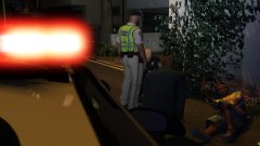 Accident on the highway in Long Beach