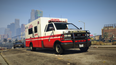 Here comes the ambulance!