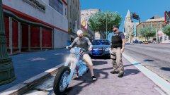 Care to explain why you're not wearing a helmet?