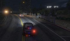 Pursuit under the Vinewood sign