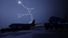 LSX in heavy thunderstorm
