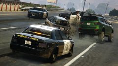 TC! I repeat TC! Suspect involved in a collision