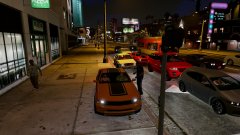 "Why pull up onto the side walk?"