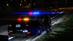 10-99! Suspect making making off from traffic stop!