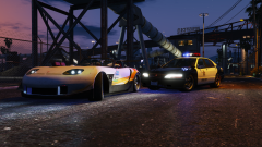 "Damn street racers!"