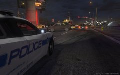 Peel Police attending an MVA