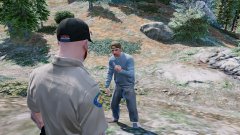 Gonna break that damn finger if you don't put it away (I)