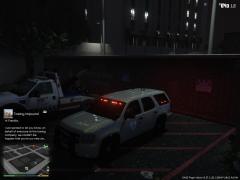 getting the tahoe for a night shift