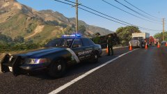 Blaine County Sheriffs Crown Victoria
