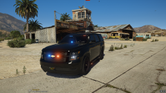 Murdered Out Unmarked Tahoe