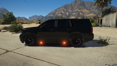 Murdered Out Unmarked Tahoe