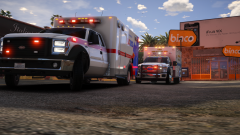 ALS and BLS on scene