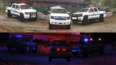 Light Show in front of ranger station