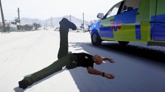 Sir, I think something is wrong with your leg.