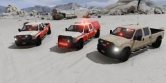 2 trucks (chief and volunteer)