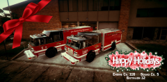 Happy Holidays from Engine Co. 116, Squad Co. 5, & Battalion 12