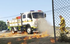 WA Bush Fire Brigade at work