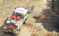 WA Bush Fire Brigade at work