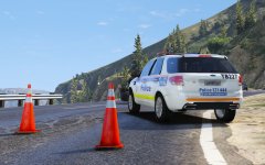 WAPOL Major Crash Investigations on scene of a roll over