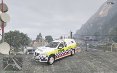 waypint ended up on roof of paleto bay sheriff office