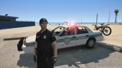 Bike Patrol At the Beach