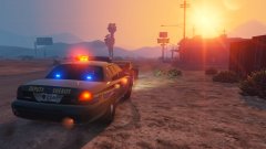 Driving into the sunset? Not today!