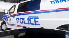 Trying to PIT a stolen transport vehicle. (I)