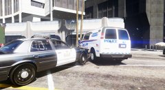 Trying to PIT a stolen transport vehicle. (II)