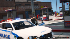 2 gunmen with hostages