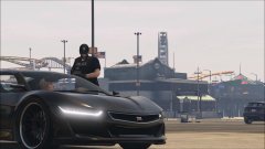 writing a ticket at the pier